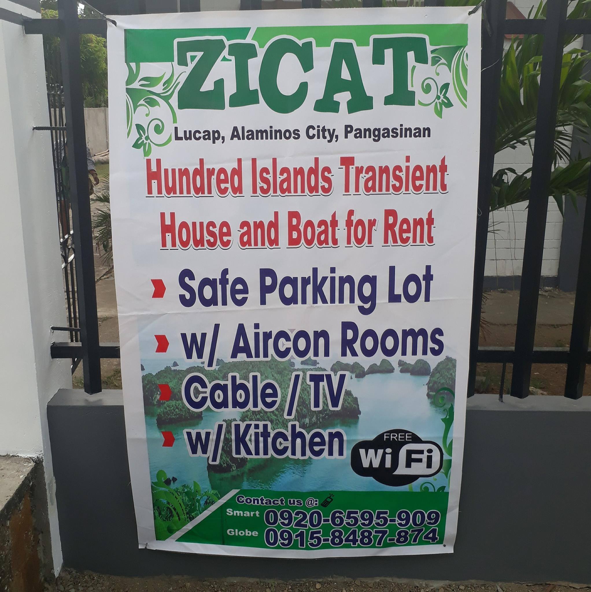 Zicat Hundred Islands Transient Rooms LOGO